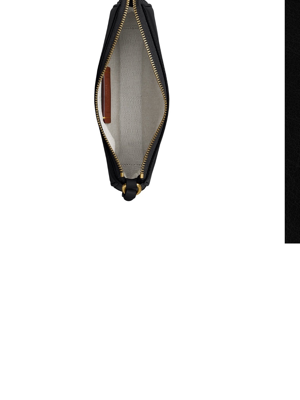 Coach Black Leather Shoulder Bag with Gold Hardware - Picture 5 of 5
